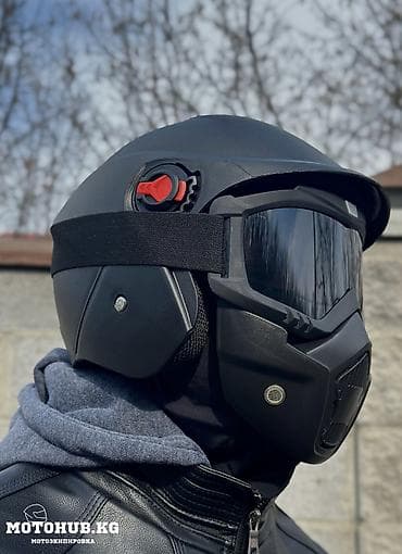 Модульный мото-шлем трансформер с маской и очками - Форм-фактор