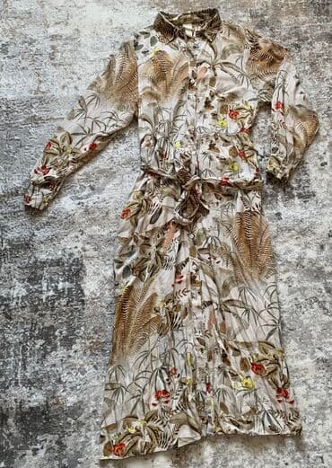 распродажа женских платьев больших размеров: Вечернее платье, Классическое, Длинная модель, Атлас, С рукавами, S, L, M — 5