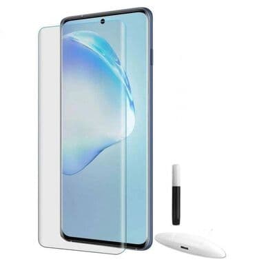 стекла для планшетов 5: Защитное стекло Samsung S22+, гнутое + лампа + клей, размер 7,2 см х — 1