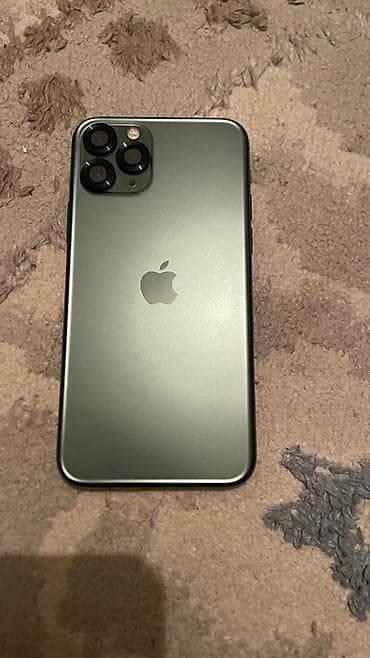 IPhone 11 Pro, Б/у, 64 ГБ, Matte Midnight Green, 100 %
