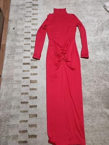 Красота и здоровье: Вечернее платье, Длинная модель, Трикотаж, С рукавами, L — 1