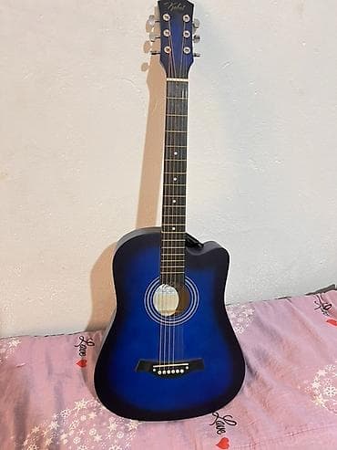 Гитары: Акустическая гитара Kahat, форма корпуса Dreadnought с вырезом — 2