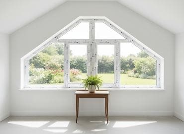 Нестандартные ПВХ-окна треугольно-трапециевидной формы - Конструкция