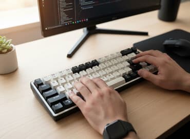 Клавиатура, Механическая, Проводное подключение, Размер: 65%