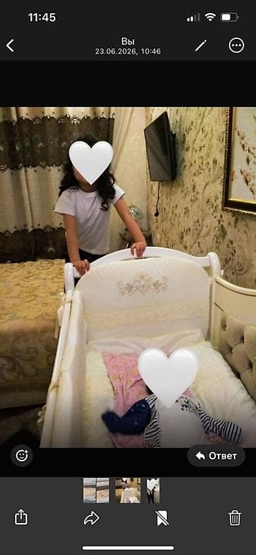 колибел: Детская кроватка-люлька с маятниковым механизмом - Цвет: белый, с — 1