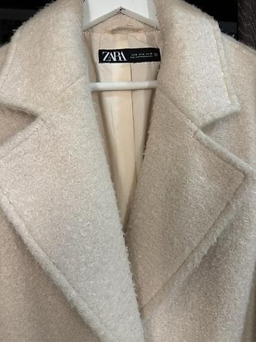 пиджак зара: Бренд: ZARA (оригинал) Тип: женское демисезонное пальто Цвет: айвори / — 2