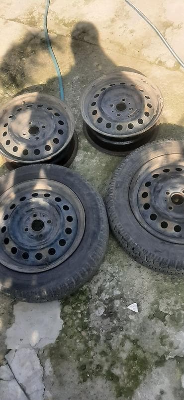 Дөңгөлөктөр монтажда 185 / 65 / R 15, Кыш, Комплект, Темир, тешиктери - 5 — 1