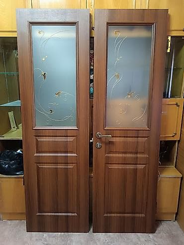 Межкомнатные двери, комплект. - Полотно: ламинированное под дерево — 1