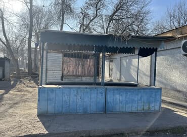 помещение для кафе: Уличный торговый киоск с прилавком и навесом - Формат: металлический — 3