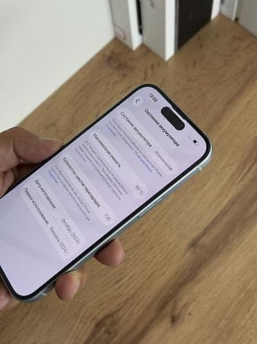 iphone 10: IPhone 15, Б/у, 256 ГБ, White Titanium, Чехол, Защитное стекло, Кабель, 90 % — 7