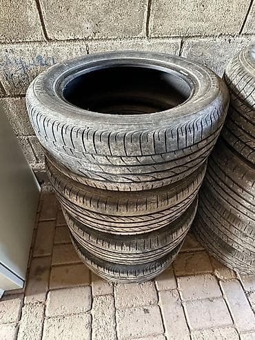 Транспорт: Шины 215 / 55 / R 17, Лето, Б/у, Комплект, Легковые, Yokohama — 2