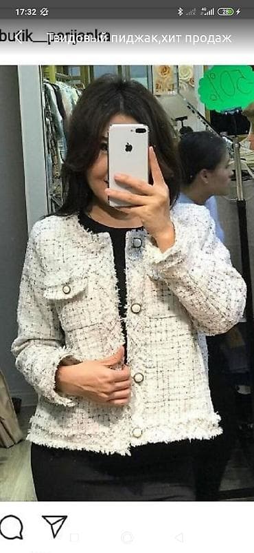 Твидовый пиджак Zara,хит продаж
44-46-48р at lalafo.kg Твидовый пиджак Zara,хит продаж
44-46-48р