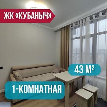 43: 1 комната, 43 м², Филармония Элитка, 9 этаж, Евроремонт — 1