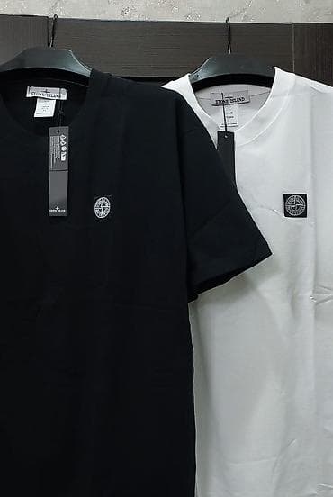 stone island: Футболки Stone Island, размер L, XL базовые модели с фирменным — 1