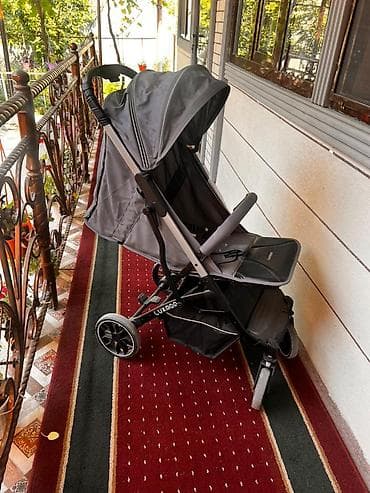 прогулочная коляска чемодан: Прогулочная коляска LUXMOM, серый цвет. Особенности: - Легкая — 2