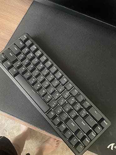 logitech mouse: Клавиатура, Ajazz, Механическая, Проводное подключение, Размер: 65% — 2