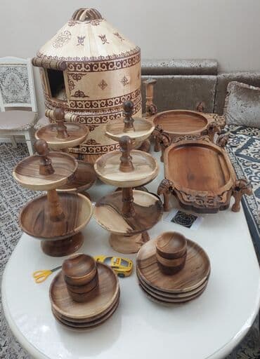 Кондитерский инвентарь: Деревянные посуда для кафе ресторанов. Этно посуды. Эко посуды — 8