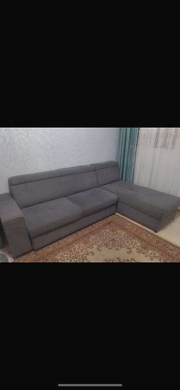 Диваны: Угловой диван, C подушками, Трехместный — 1