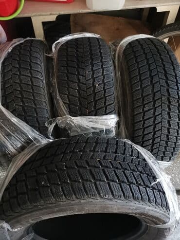 шины на внедорожник: Шины 255 / 55 / R 17, Зима, Б/у, Комплект, Внедорожные (АТ/МТ), Корея, Roadstone — 1