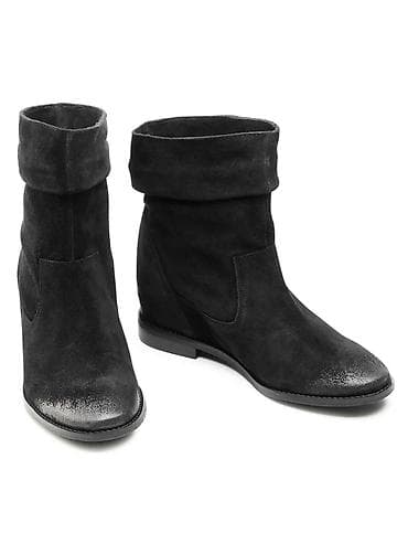 женская обувь б: Женские замшевые ботинки черного цвета. Немецкой фирмы Badura. - — 3