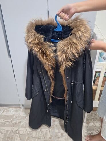 сапоги зимние женские натуральная кожа натуральный мех распродажа: Пуховик, Длинная модель, С мехом, S — 4