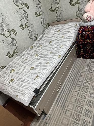 bunk bed: Односпальная кровать, С ящиком для хранения, длина - 195 см — 2