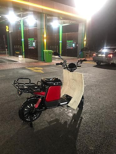 колесо самоката: Электроскутер грузовой (кастом) - Колеса: внедорожные покрышки с — 3