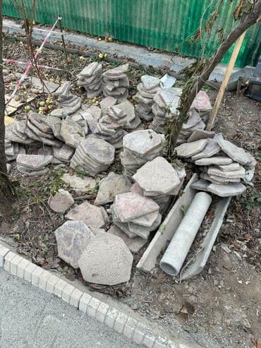 отдам даром мебель бишкек: Тротуарная плитка (разборка), разные формы и размеры. Описание: - — 9