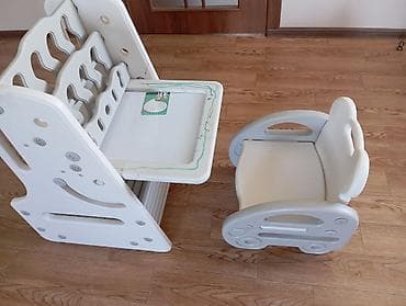 Комплект детского стола и стула, Б/у, Самовывоз