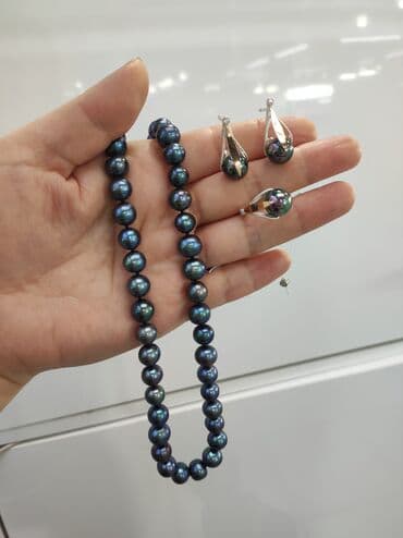 свадебные платья от производителя: Серебро 925 напыление золото Серебряный Комплект+ Бусы черный Жемчуг — 2