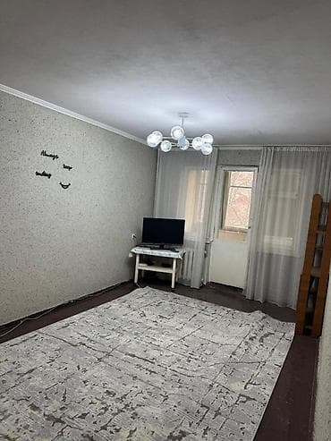 flat osh: 1 комната, 38 м², 104 серия, 4 этаж, Старый ремонт — 2