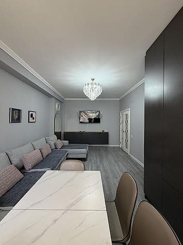 Квартиры: 3 комнаты, 62 м², Джал мкр (в т.ч. Верхний, Нижний, Средний) Элитка, 5 этаж, Дизайнерский ремонт — 4