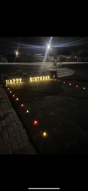 костюм для: Продажа декора для Дня Рождения: световые буквы HAPPY BIRTHDAY + MERRY — 1