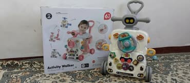 детская коляска с дождевиком: Толакарь 6в1,помогает ребенку в первых шагах,в отличном — 1