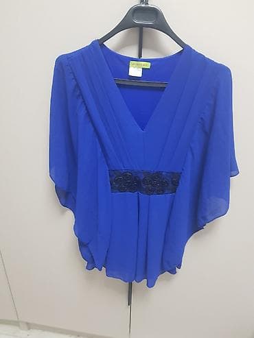Блузка, Solid print, Тунук модель lalafo.kg да Блузка, Solid print, Тунук модель