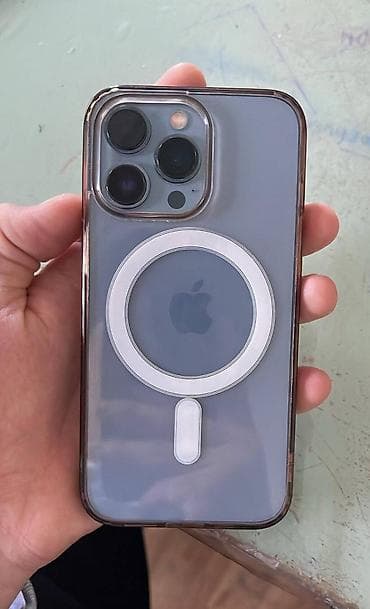 iphone 8 plus: IPhone 13 Pro, Б/у, 256 ГБ, Sierra Blue, Чехол, 83 % — 4