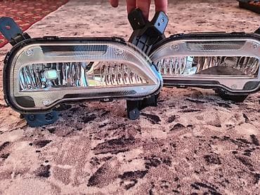 led h1: Комплект противотуманных фар Hyundai 2019 г., Б/у, Оригинал, Корея — 2