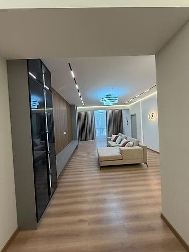 osh flat: 3 комнаты, 92 м², Асанбай мкр Элитка, 13 этаж, Дизайнерский ремонт — 2