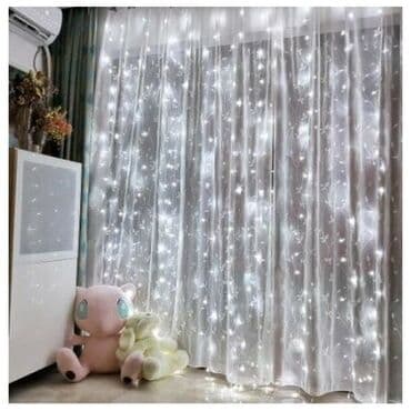 гирлянда на батарейках цена: Светодиодная Гирлянда ШТОРКА Подарит Вам уют и праздник в Вашем доме! — 2