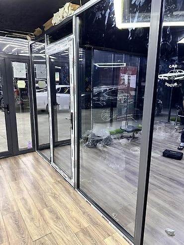 продам пленку для теплиц: Алюминиевая витражная перегородка с дверью алюминий окна двери на — 5