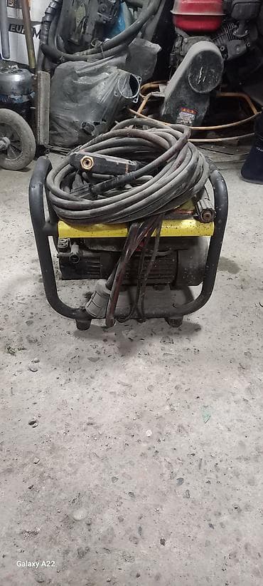 Үй жана бакча: Мойка высокого давления на раме + шланги и пистолет - Электрическая — 3