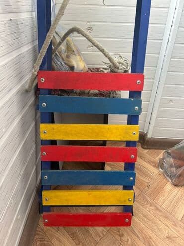 ролики коньки: Детские санки с металлической рамкой и деревянными планками — 3