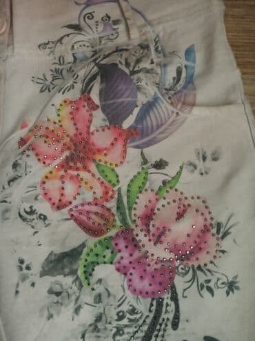 джинсы на девочку: Джинсы, Высокая талия, С утеплителем, XL — 4