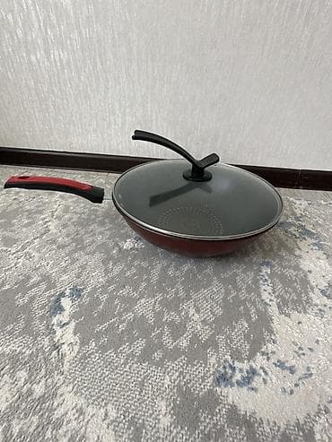 камни декор: Сковорода-вок с крышкой - Тип: глубокая сковорода/вок с антипригарным — 2