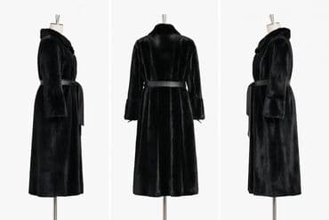 адежда: Шуба, Норка, По колено, XL — 3