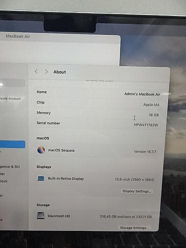 4 x: 🚀 MacBook Air M4 / 16GB / 256GB Состояние “под масло” 🧈 Всего 32 — 9