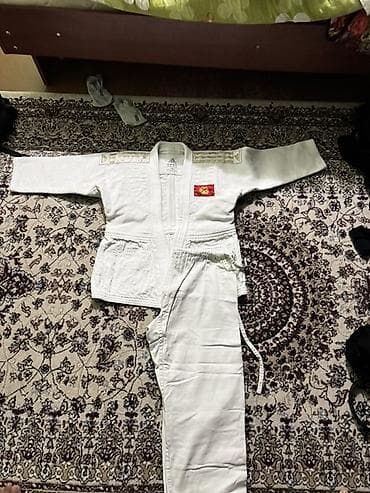 кимено: Кимоно для дзюдо Adidas (комплект) - Цвет: белый - Комплектация — 2