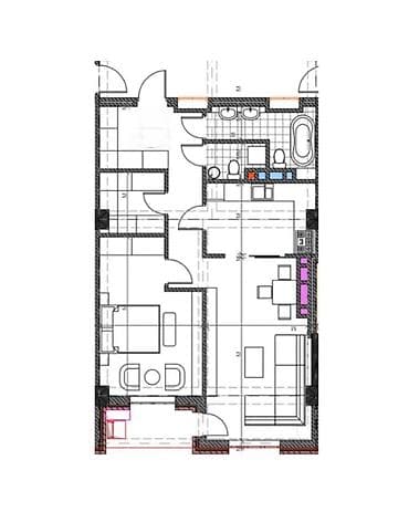 элитку: 2 комнаты, 70 м², Элитка, 2 этаж, Евроремонт — 10