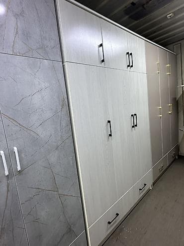 гардеробные системы: Шифоньер, шкаф для одежды, Новый, Прямой, ЛДСП — 7