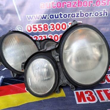 кузовной детали на спринтер: Комплект передних фар Mercedes-Benz Б/у, Оригинал, Германия — 1